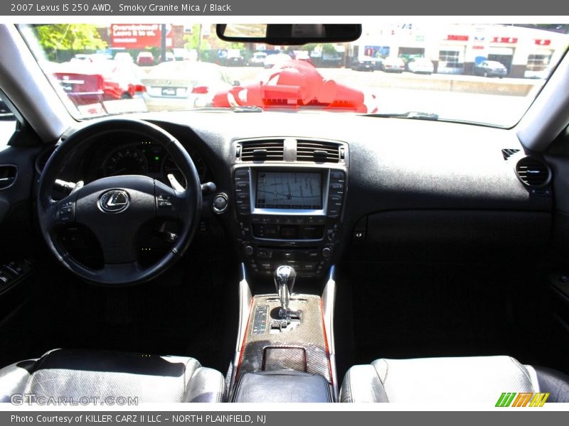 Smoky Granite Mica / Black 2007 Lexus IS 250 AWD
