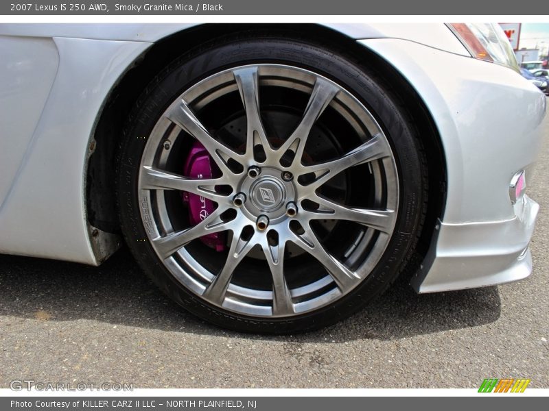 Smoky Granite Mica / Black 2007 Lexus IS 250 AWD