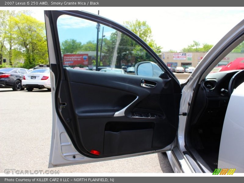Smoky Granite Mica / Black 2007 Lexus IS 250 AWD