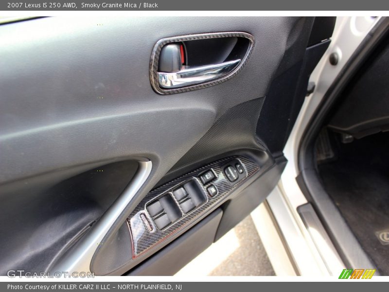 Smoky Granite Mica / Black 2007 Lexus IS 250 AWD