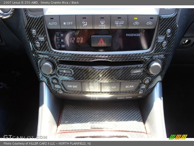 Smoky Granite Mica / Black 2007 Lexus IS 250 AWD