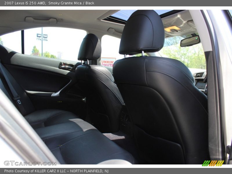 Smoky Granite Mica / Black 2007 Lexus IS 250 AWD