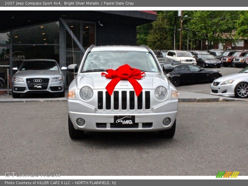 Bright Silver Metallic / Pastel Slate Gray 2007 Jeep Compass Sport 4x4