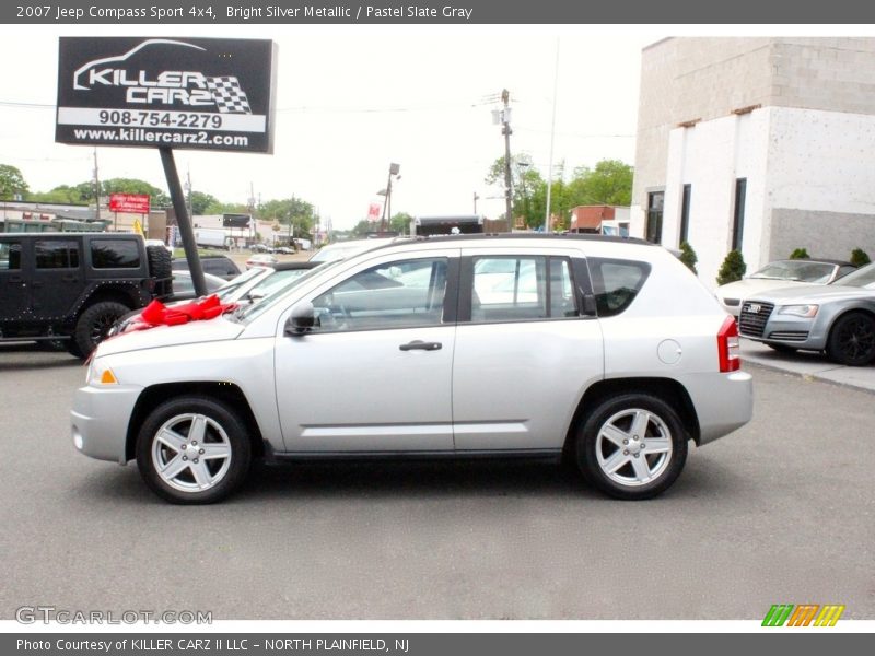 Bright Silver Metallic / Pastel Slate Gray 2007 Jeep Compass Sport 4x4