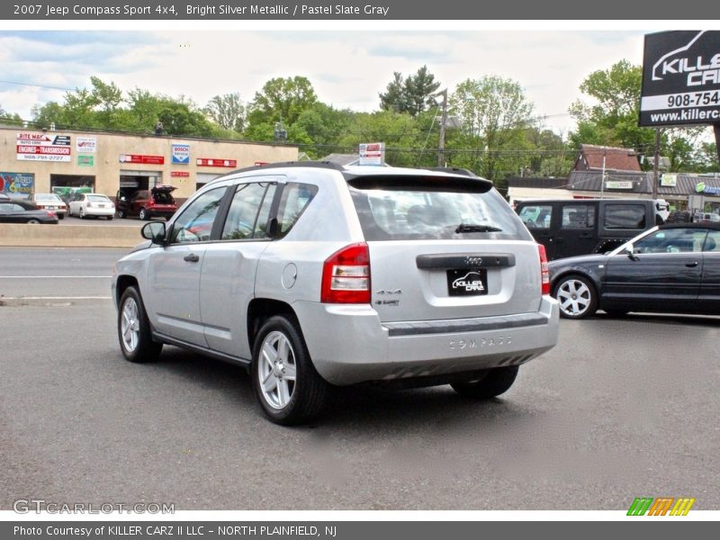 Bright Silver Metallic / Pastel Slate Gray 2007 Jeep Compass Sport 4x4