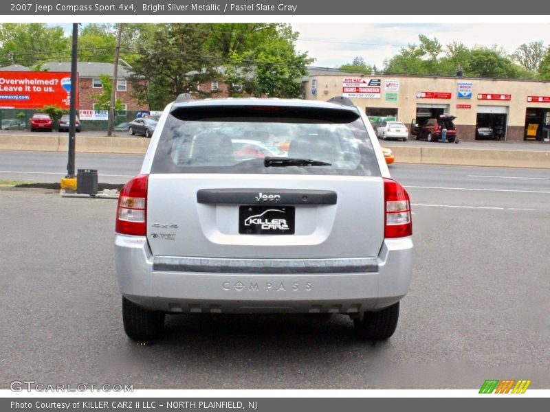 Bright Silver Metallic / Pastel Slate Gray 2007 Jeep Compass Sport 4x4