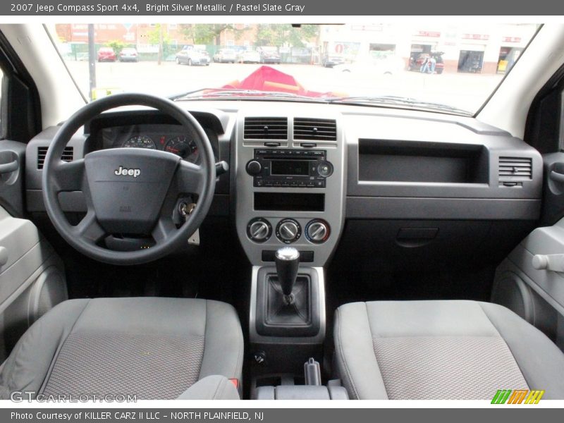 Bright Silver Metallic / Pastel Slate Gray 2007 Jeep Compass Sport 4x4