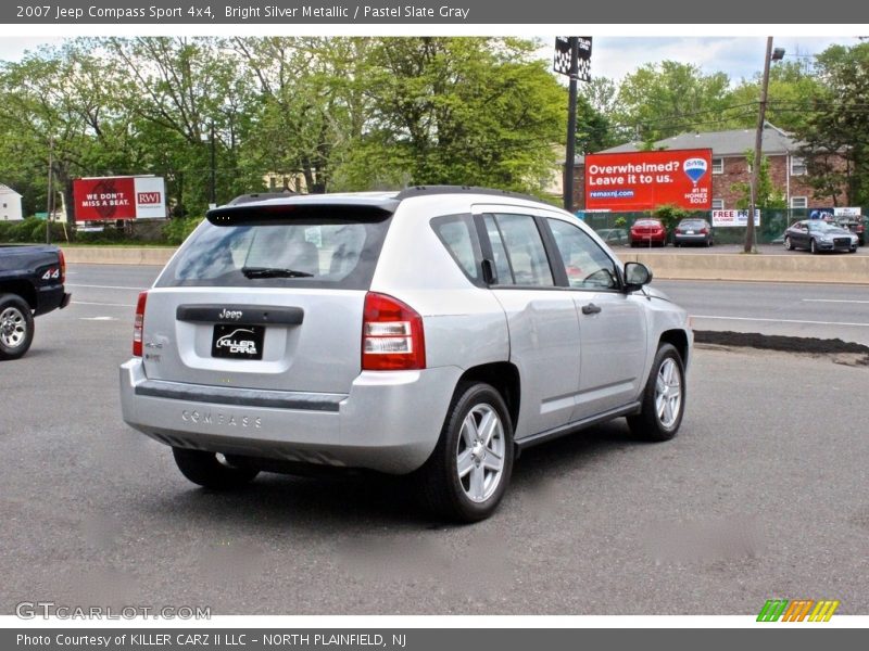 Bright Silver Metallic / Pastel Slate Gray 2007 Jeep Compass Sport 4x4
