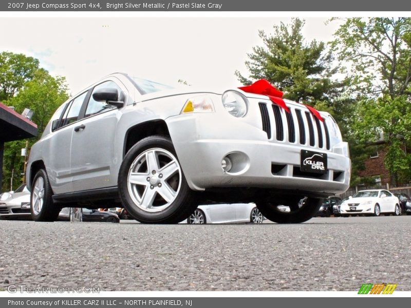 Bright Silver Metallic / Pastel Slate Gray 2007 Jeep Compass Sport 4x4