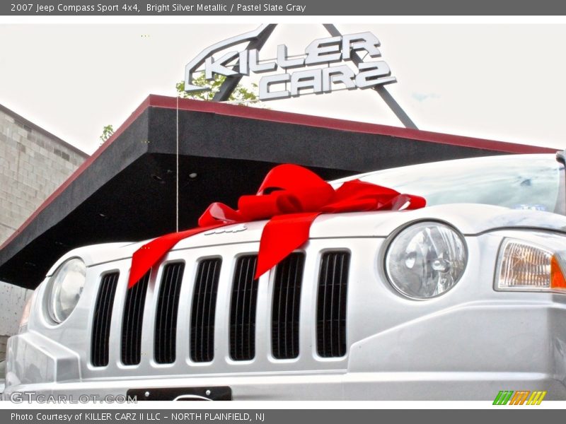 Bright Silver Metallic / Pastel Slate Gray 2007 Jeep Compass Sport 4x4