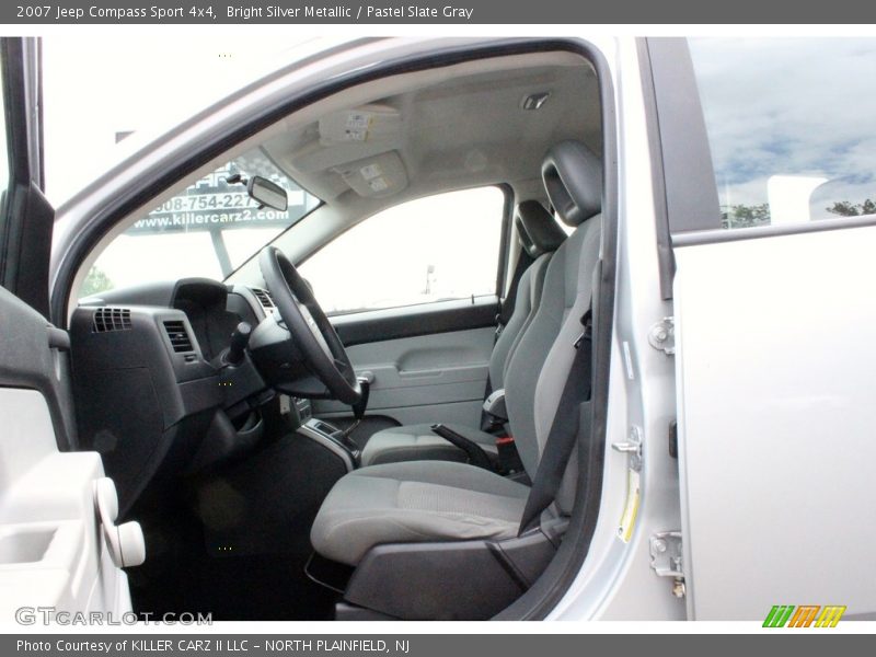 Bright Silver Metallic / Pastel Slate Gray 2007 Jeep Compass Sport 4x4