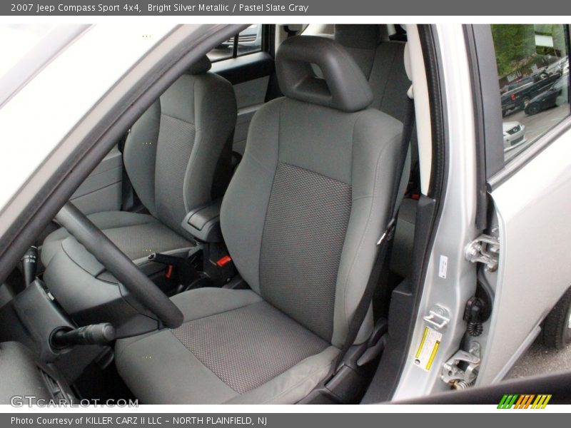 Bright Silver Metallic / Pastel Slate Gray 2007 Jeep Compass Sport 4x4