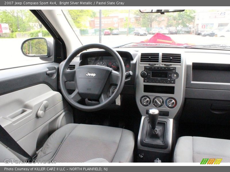 Bright Silver Metallic / Pastel Slate Gray 2007 Jeep Compass Sport 4x4