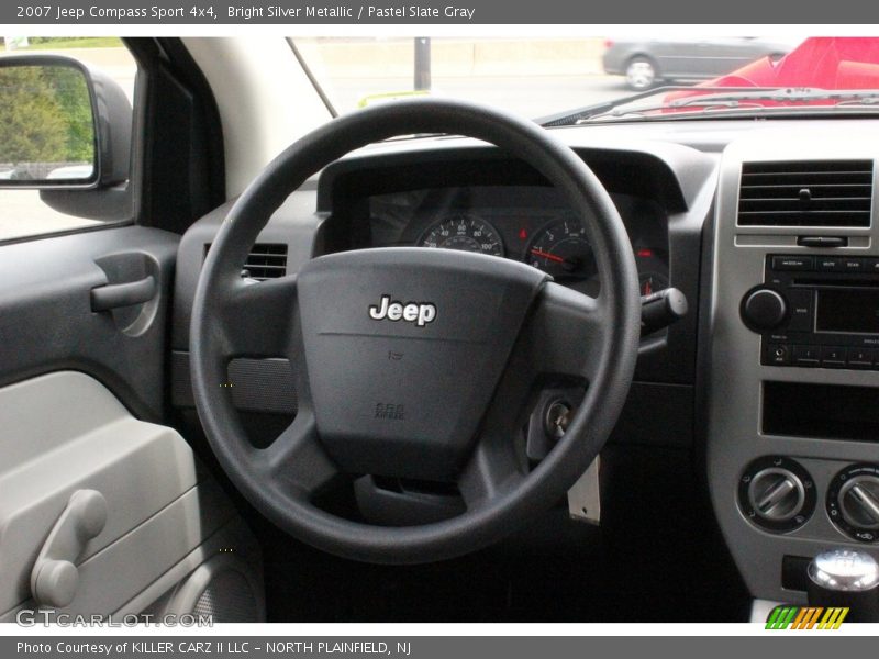 Bright Silver Metallic / Pastel Slate Gray 2007 Jeep Compass Sport 4x4
