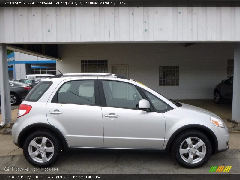Quicksilver Metallic / Black 2010 Suzuki SX4 Crossover Touring AWD