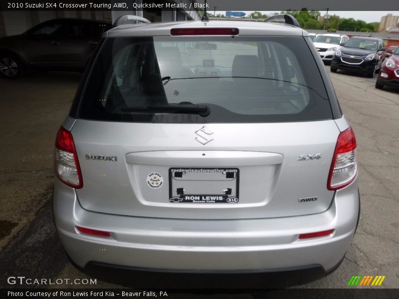 Quicksilver Metallic / Black 2010 Suzuki SX4 Crossover Touring AWD