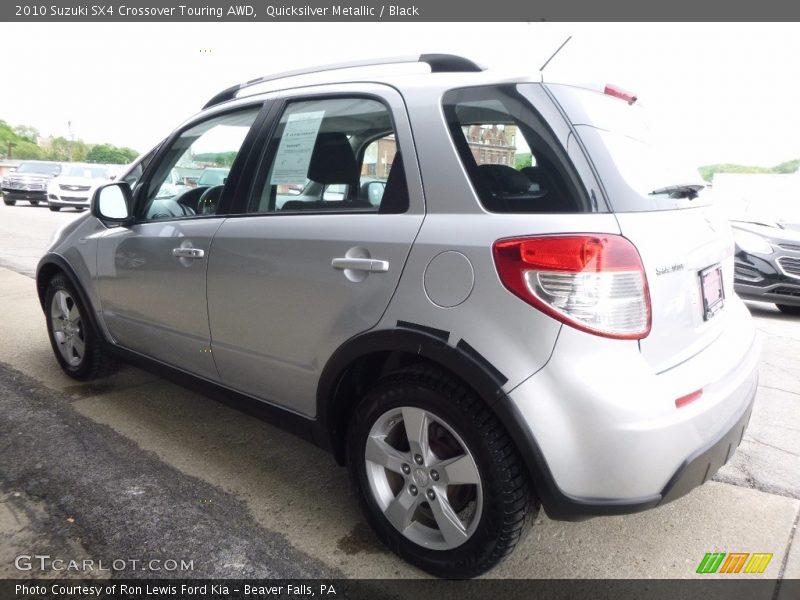 Quicksilver Metallic / Black 2010 Suzuki SX4 Crossover Touring AWD