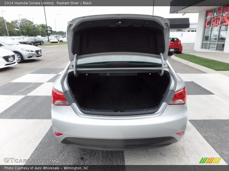 Radiant Silver / Black 2014 Hyundai Sonata Limited