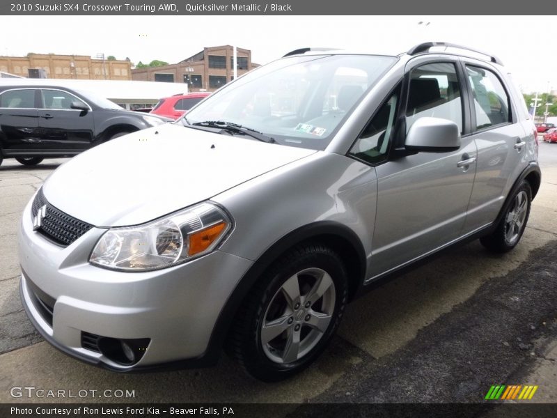 Quicksilver Metallic / Black 2010 Suzuki SX4 Crossover Touring AWD