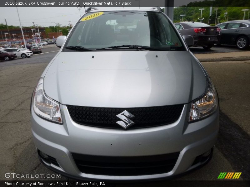 Quicksilver Metallic / Black 2010 Suzuki SX4 Crossover Touring AWD