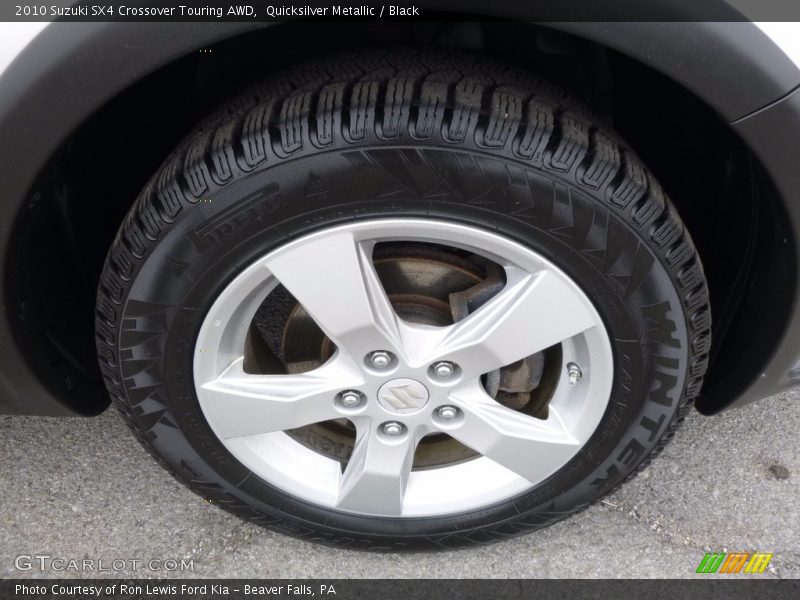 Quicksilver Metallic / Black 2010 Suzuki SX4 Crossover Touring AWD