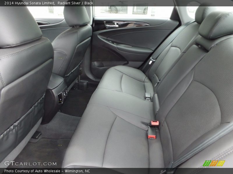 Radiant Silver / Black 2014 Hyundai Sonata Limited