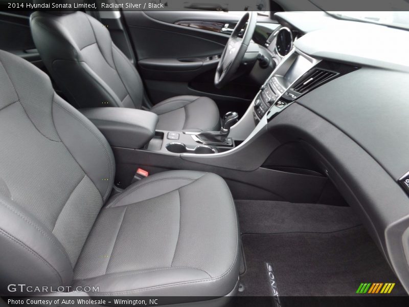 Radiant Silver / Black 2014 Hyundai Sonata Limited