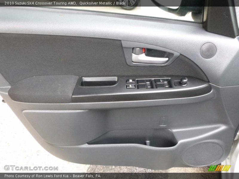 Quicksilver Metallic / Black 2010 Suzuki SX4 Crossover Touring AWD