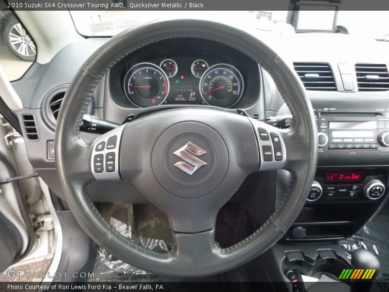 Quicksilver Metallic / Black 2010 Suzuki SX4 Crossover Touring AWD