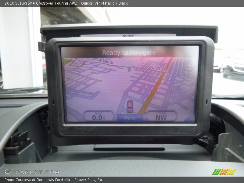 Quicksilver Metallic / Black 2010 Suzuki SX4 Crossover Touring AWD