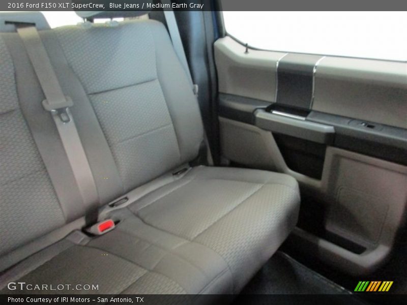 Blue Jeans / Medium Earth Gray 2016 Ford F150 XLT SuperCrew