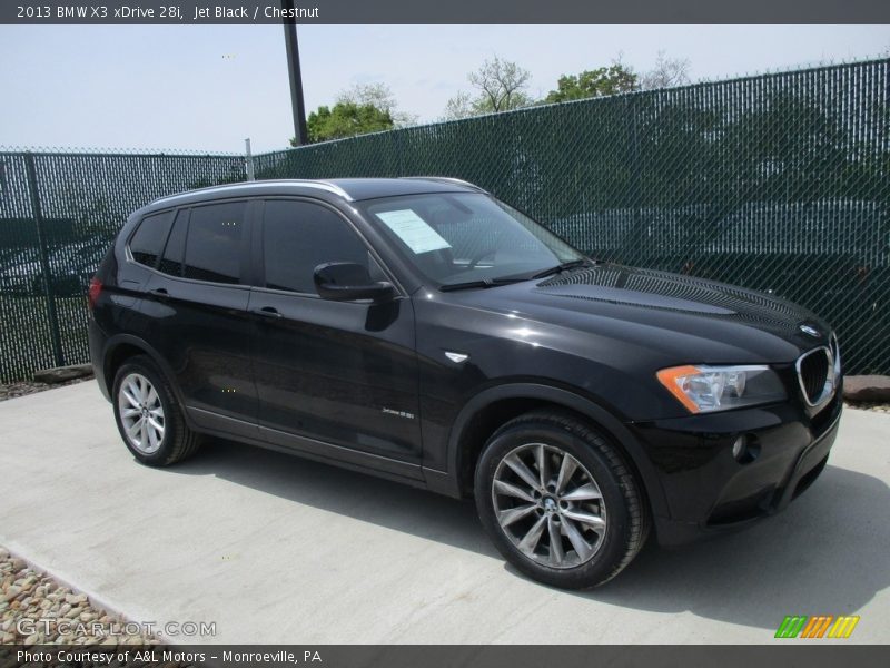 Jet Black / Chestnut 2013 BMW X3 xDrive 28i