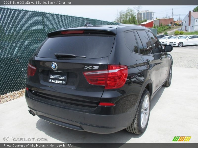 Jet Black / Chestnut 2013 BMW X3 xDrive 28i