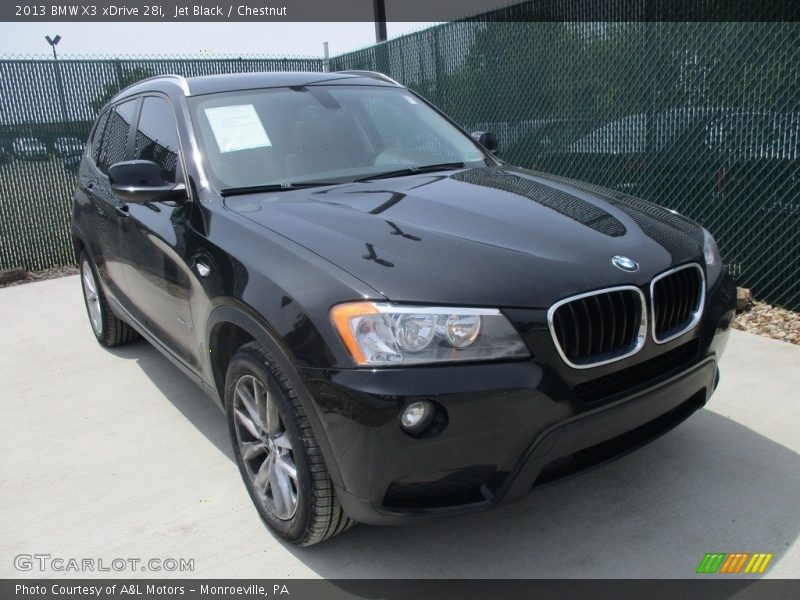 Jet Black / Chestnut 2013 BMW X3 xDrive 28i