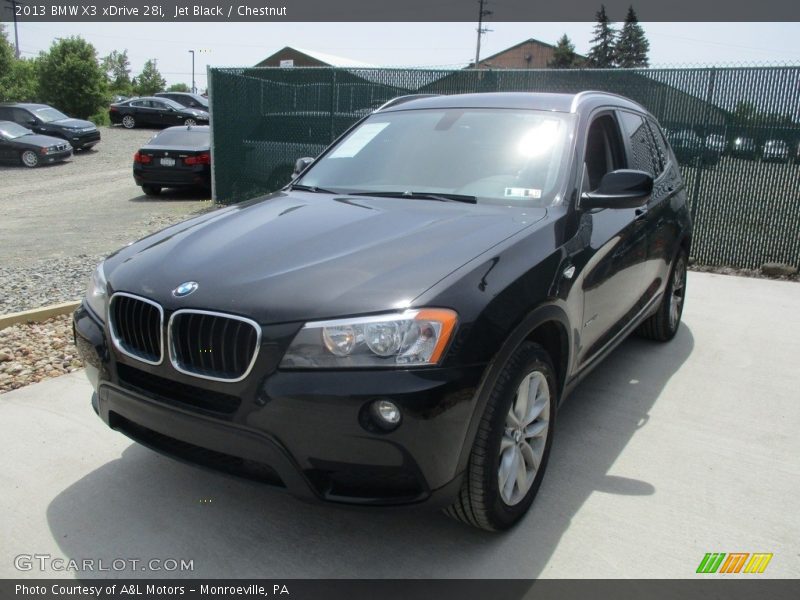 Jet Black / Chestnut 2013 BMW X3 xDrive 28i