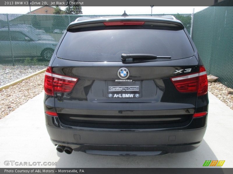 Jet Black / Chestnut 2013 BMW X3 xDrive 28i