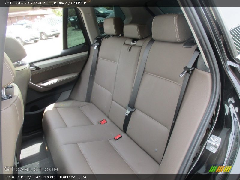 Jet Black / Chestnut 2013 BMW X3 xDrive 28i