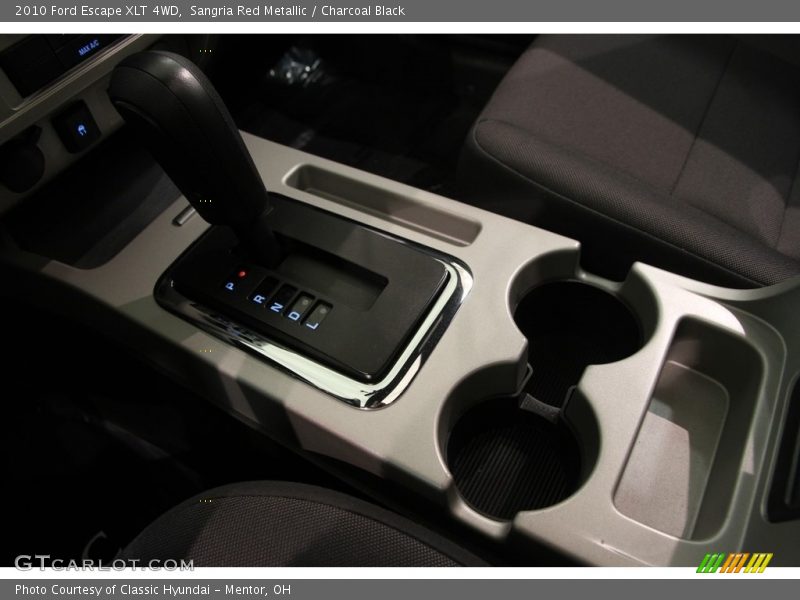 Sangria Red Metallic / Charcoal Black 2010 Ford Escape XLT 4WD