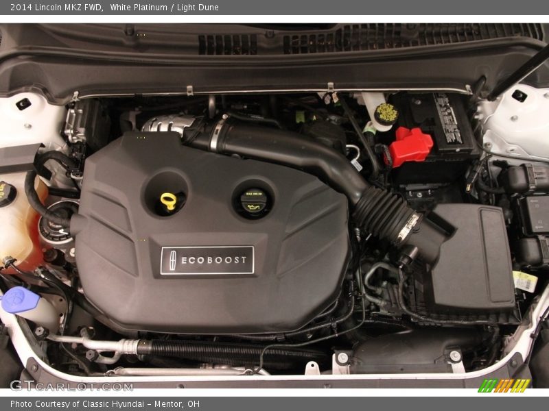 White Platinum / Light Dune 2014 Lincoln MKZ FWD