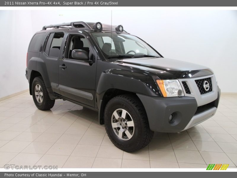 Super Black / Pro 4X Gray/Steel 2011 Nissan Xterra Pro-4X 4x4
