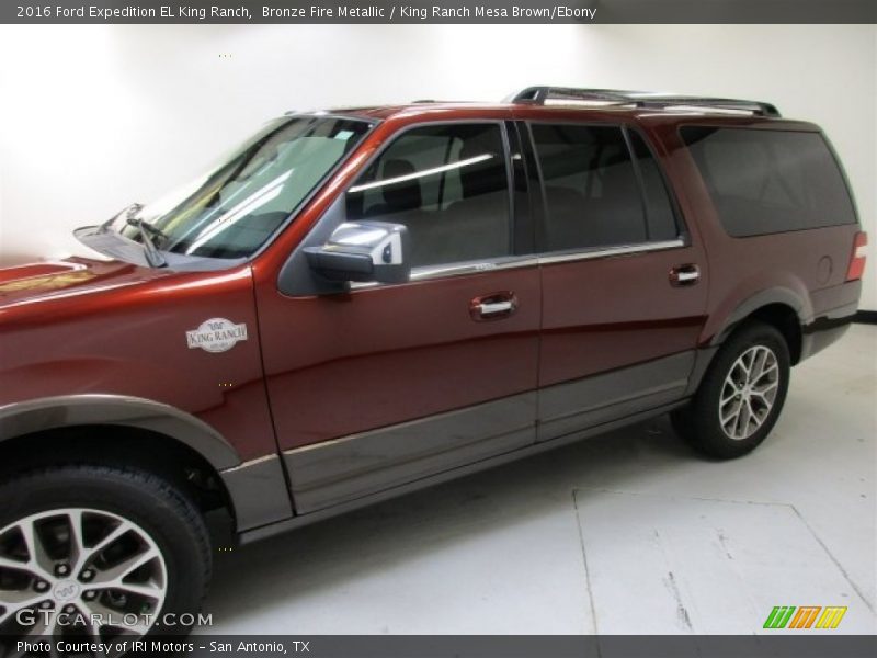 Bronze Fire Metallic / King Ranch Mesa Brown/Ebony 2016 Ford Expedition EL King Ranch