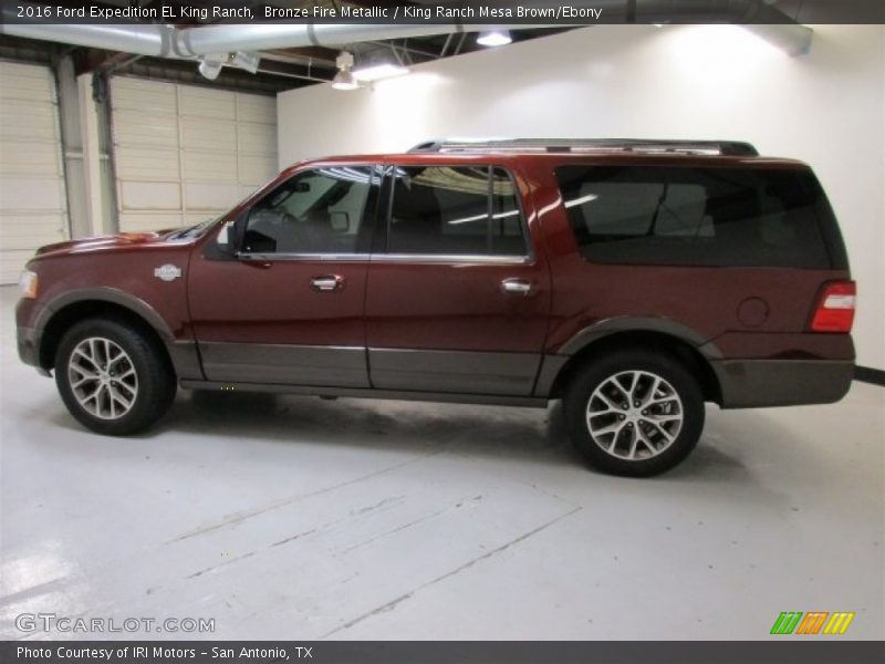 Bronze Fire Metallic / King Ranch Mesa Brown/Ebony 2016 Ford Expedition EL King Ranch