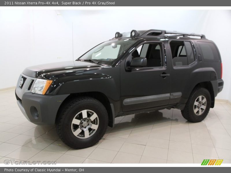 Super Black / Pro 4X Gray/Steel 2011 Nissan Xterra Pro-4X 4x4