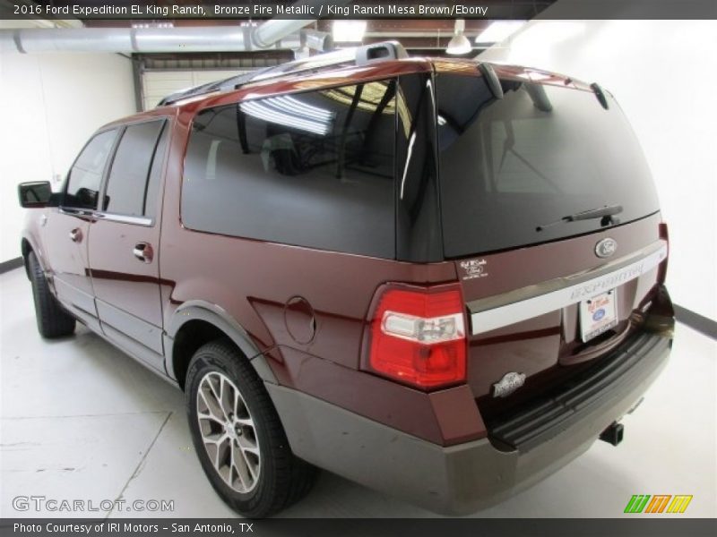 Bronze Fire Metallic / King Ranch Mesa Brown/Ebony 2016 Ford Expedition EL King Ranch