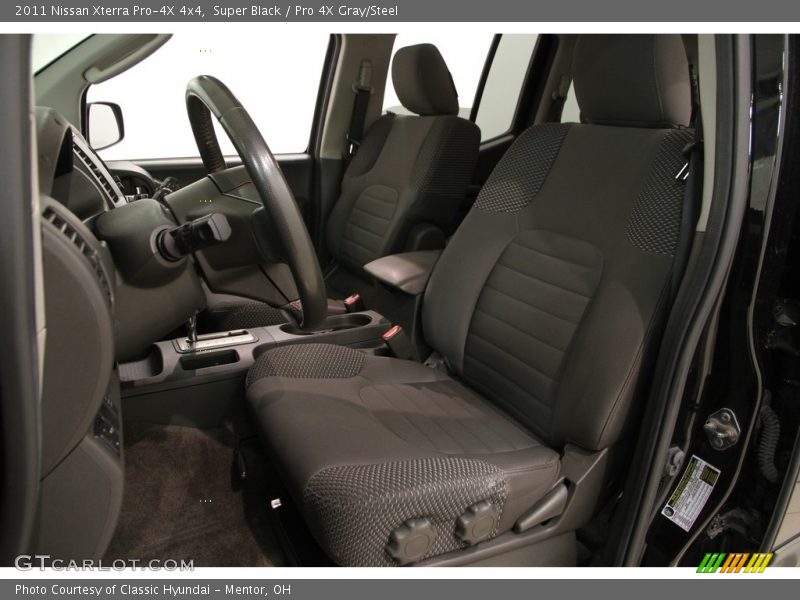 Super Black / Pro 4X Gray/Steel 2011 Nissan Xterra Pro-4X 4x4