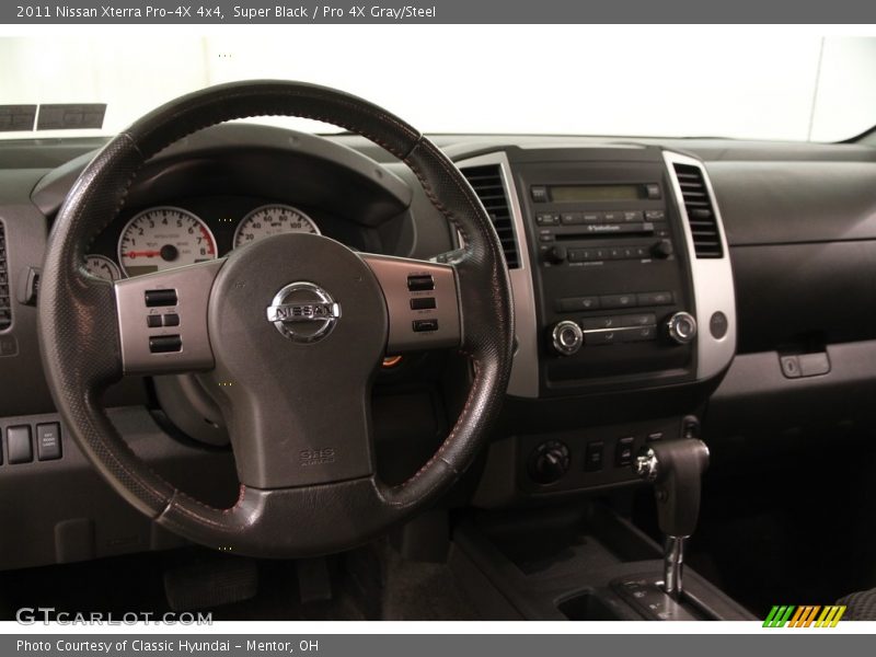 Super Black / Pro 4X Gray/Steel 2011 Nissan Xterra Pro-4X 4x4
