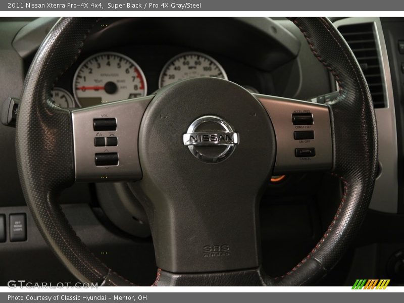 Super Black / Pro 4X Gray/Steel 2011 Nissan Xterra Pro-4X 4x4