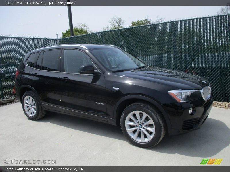 Jet Black / Black 2017 BMW X3 xDrive28i