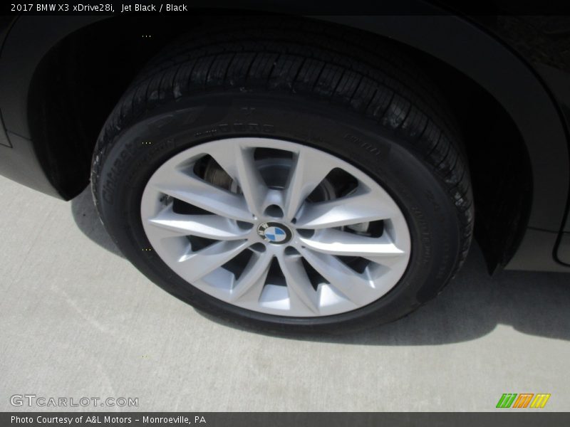 Jet Black / Black 2017 BMW X3 xDrive28i