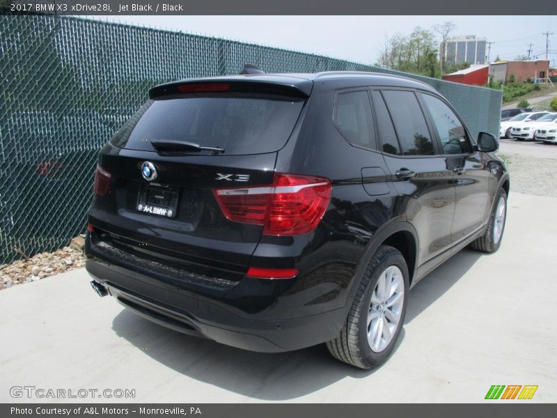 Jet Black / Black 2017 BMW X3 xDrive28i